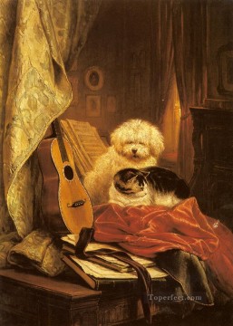 ベストフレンズ動物犬ヘンリエット・ロナー・クニップ Oil Paintings